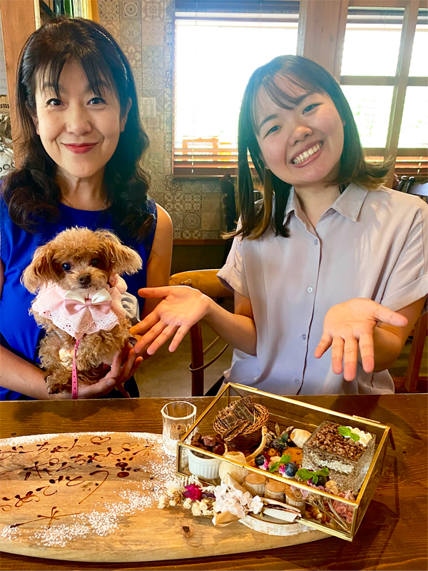 理恵さんと凜々香さんとルビー